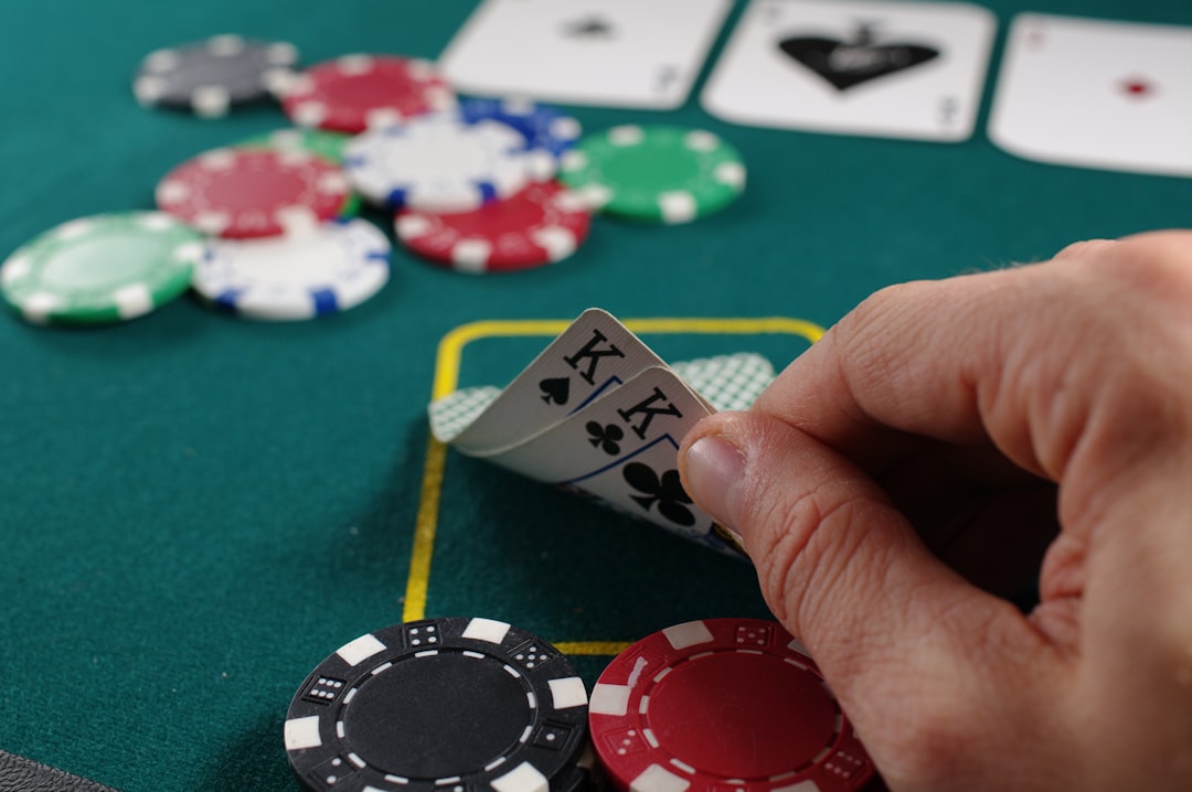 blackjack casino table cards