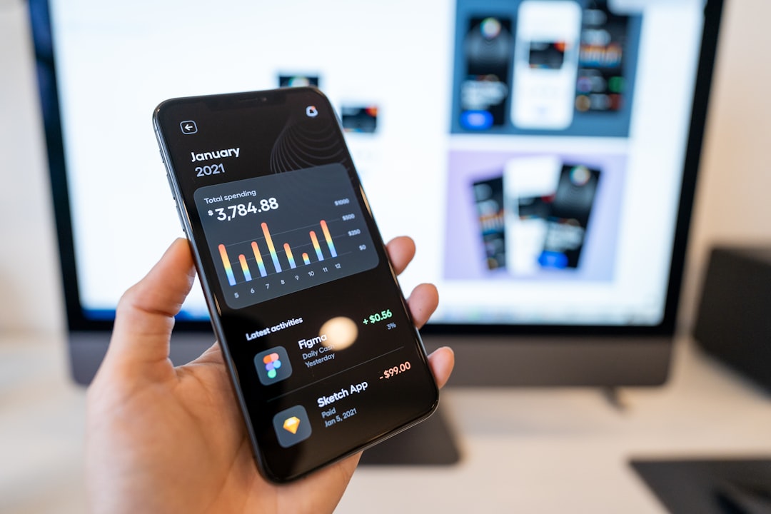 smartphone banking app