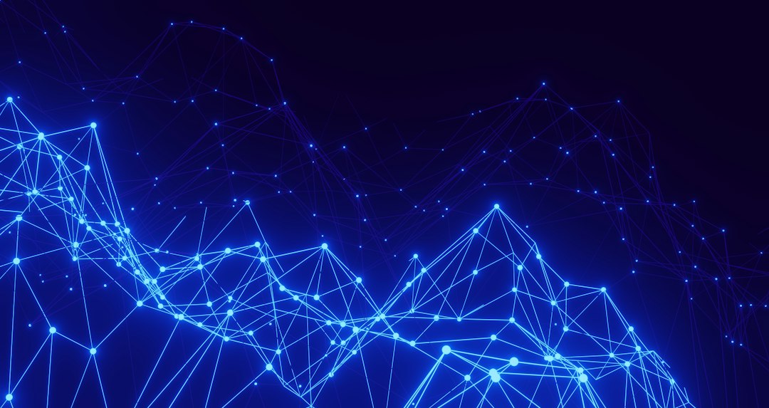 blockchain network graphic